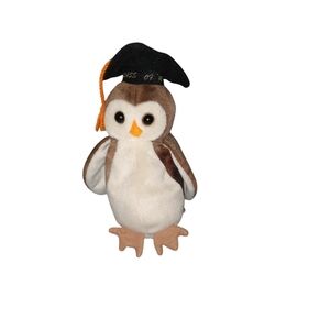 Ty Beanie Baby Wise The Graduation Owl Class Of 98 Plush 8 Inch
